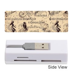 Musical Swirls Ladies Memory Card Reader (stick) by RiverRootz