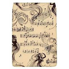 Musical Swirls Ladies Removable Flap Cover (l) by RiverRootz