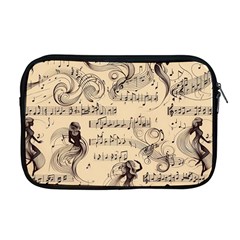 Musical Swirls Ladies Apple Macbook Pro 17  Zipper Case by RiverRootz