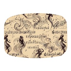 Musical Swirls Ladies Mini Square Pill Box by RiverRootz