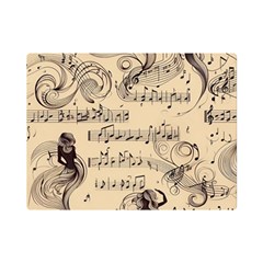 Musical Swirls Ladies Premium Plush Fleece Blanket (mini) by RiverRootz