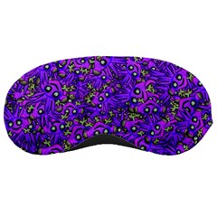 Ugly Funny Monster Bird Illustration Motif Random Pattern Bk Sleep Mask