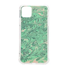 Marbled Green Iphone 11 Pro Max 6 5 Inch Tpu Uv Print Case by ForrestFireDesigns