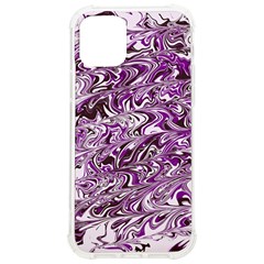 Marbled Purple Iphone 12/12 Pro Tpu Uv Print Case by ForrestFireDesigns