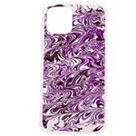 Marbled Purple iPhone 12 Pro max TPU UV Print Case Front