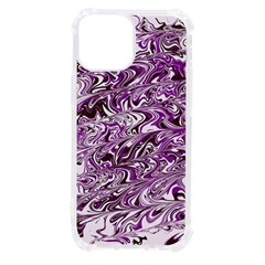 Marbled Purple Iphone 13 Mini Tpu Uv Print Case by ForrestFireDesigns