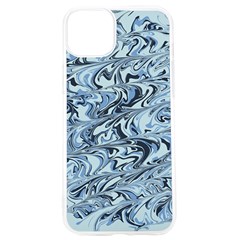 Marbled Blue Iphone 15 Pro Tpu Uv Print Case by ForrestFireDesigns