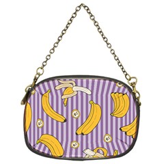 Pattern Bananas Fruit Tropical Seamless Texture Graphics Chain Purse (two Sides) by Bedest