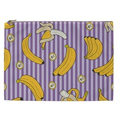 Pattern Bananas Fruit Tropical Seamless Texture Graphics Cosmetic Bag (xxl) by Bedest