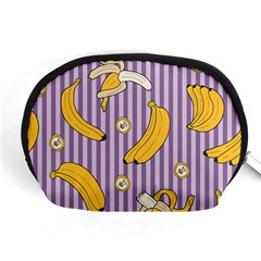 Pattern Bananas Fruit Tropical Seamless Texture Graphics Accessory Pouch (medium) by Bedest