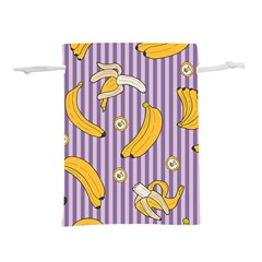 Pattern Bananas Fruit Tropical Seamless Texture Graphics Lightweight Drawstring Pouch (l) by Bedest