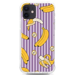 Pattern Bananas Fruit Tropical Seamless Texture Graphics Iphone 12/12 Pro Tpu Uv Print Case by Bedest