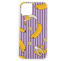 Pattern Bananas Fruit Tropical Seamless Texture Graphics Iphone 12 Pro Max Tpu Uv Print Case by Bedest