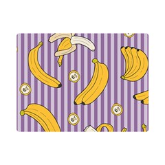 Pattern Bananas Fruit Tropical Seamless Texture Graphics Premium Plush Fleece Blanket (mini) by Bedest