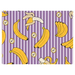 Pattern Bananas Fruit Tropical Seamless Texture Graphics Two Sides Premium Plush Fleece Blanket (baby Size) by Bedest