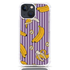 Pattern Bananas Fruit Tropical Seamless Texture Graphics Iphone 13 Mini Tpu Uv Print Case by Bedest