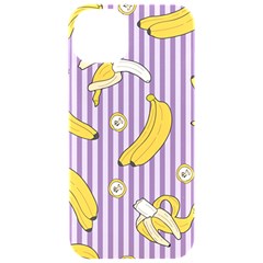 Pattern Bananas Fruit Tropical Seamless Texture Graphics Iphone 15 Pro Black Uv Print Pc Hardshell Case by Bedest