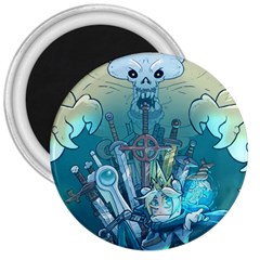 Adventure Time Lich 3  Magnets by Bedest