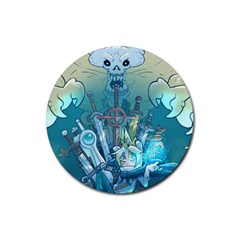 Adventure Time Lich Rubber Coaster (round) by Bedest