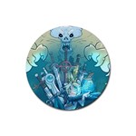 Adventure Time Lich Rubber Coaster (Round) Front