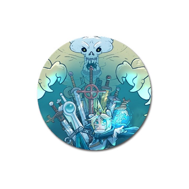 Adventure Time Lich Magnet 3  (Round)