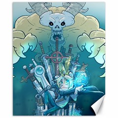 Adventure Time Lich Canvas 11  X 14  by Bedest