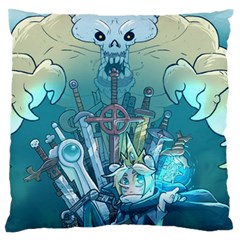 Adventure Time Lich Large Premium Plush Fleece Cushion Case (two Sides) by Bedest