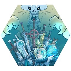 Adventure Time Lich Wooden Puzzle Hexagon by Bedest