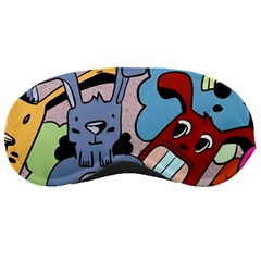 Graffiti Monster Street Theme Sleep Mask by Bedest