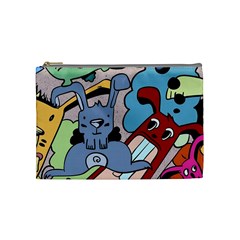 Graffiti Monster Street Theme Cosmetic Bag (medium)