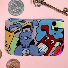 Graffiti Monster Street Theme Large Coin Purse by Bedest