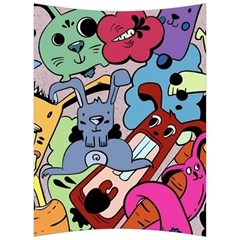 Graffiti Monster Street Theme Back Support Cushion by Bedest