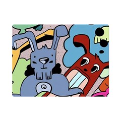 Graffiti Monster Street Theme Premium Plush Fleece Blanket (mini) by Bedest