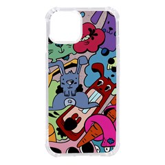 Graffiti Monster Street Theme Iphone 14 Tpu Uv Print Case by Bedest