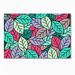 Pattern Leaves Background Nature Postcard 4 x 6  (Pkg of 10) Front