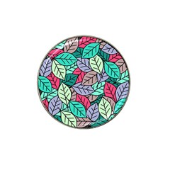 Pattern Leaves Background Nature Hat Clip Ball Marker (10 Pack) by Proyonanggan