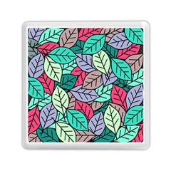 Pattern Leaves Background Nature Memory Card Reader (square) by Proyonanggan