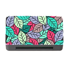 Pattern Leaves Background Nature Memory Card Reader With Cf by Proyonanggan