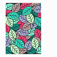 Pattern Leaves Background Nature Small Garden Flag (two Sides) by Proyonanggan