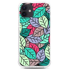 Pattern Leaves Background Nature Iphone 12/12 Pro Tpu Uv Print Case by Proyonanggan