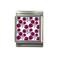 Flowers Pattern Background Nature Italian Charm (13mm)