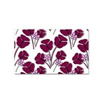 Flowers Pattern Background Nature Sticker Rectangular (10 pack) Front