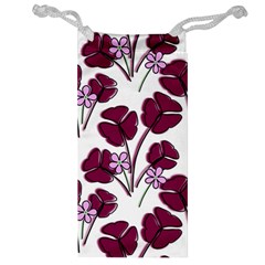 Flowers Pattern Background Nature Jewelry Bag