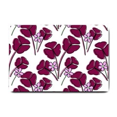 Flowers Pattern Background Nature Small Doormat