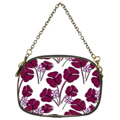 Flowers Pattern Background Nature Chain Purse (Two Sides)