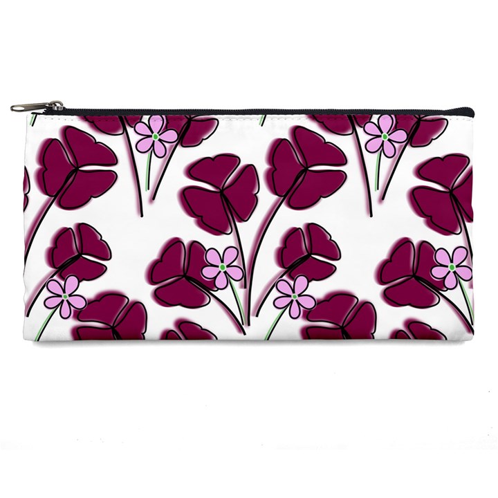 Flowers Pattern Background Nature Pencil Case