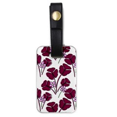 Flowers Pattern Background Nature Luggage Tag (one Side) by Proyonanggan