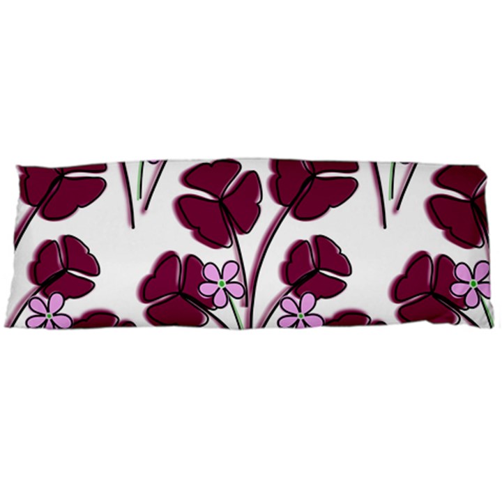 Flowers Pattern Background Nature Body Pillow Case (Dakimakura)