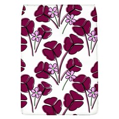 Flowers Pattern Background Nature Removable Flap Cover (L)