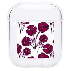 Flowers Pattern Background Nature Hard Pc Airpods 1/2 Case by Proyonanggan